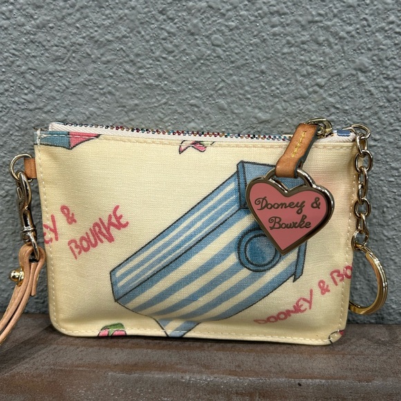 Authentic Dooney & Bourke Wristlet & Key Chain Wallet - Picture 7 of 7